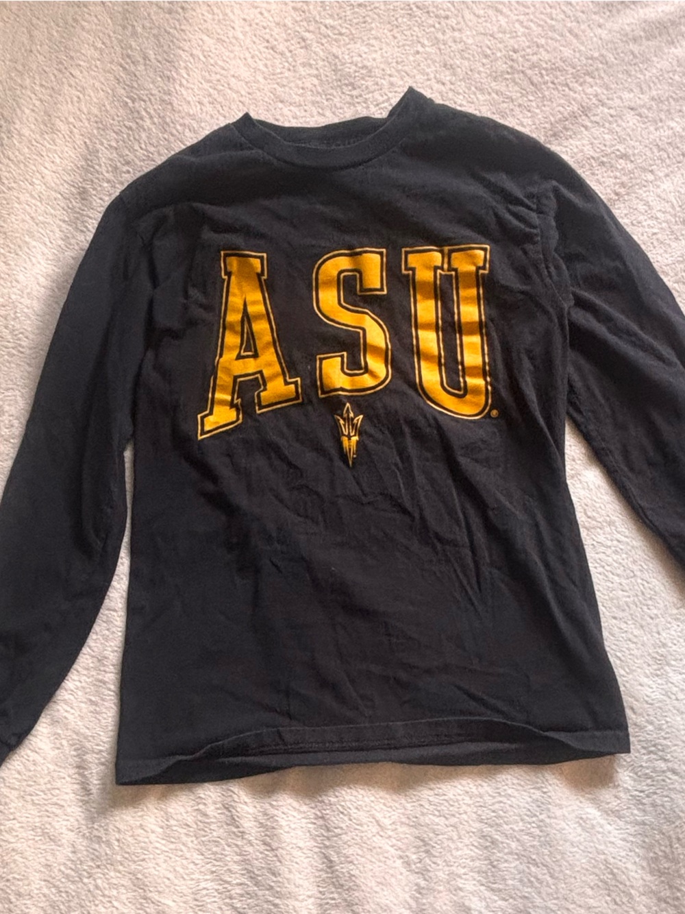 ASU Black & Gold Long-Sleeve Top